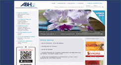 Desktop Screenshot of abih-es.com.br