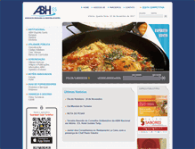 Tablet Screenshot of abih-es.com.br